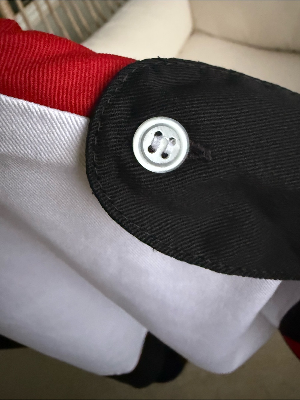 ATC Speed Zone Race Gear Red White Black Colorblock Short-Sleeve Button-Up 2XL - Picture 10 of 14